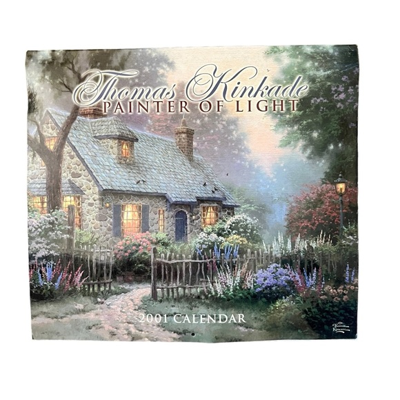 Thomas Kincade Painter of Light 2001 Calendar - Picture 1 of 2